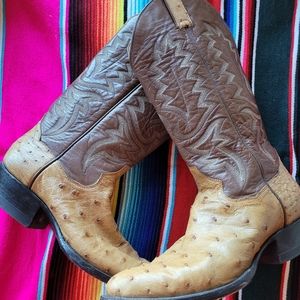 Gorgeous Ostrich Panhandle Slim Women's Boots, size 9B